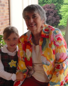 Julie Blow and Granddaughter