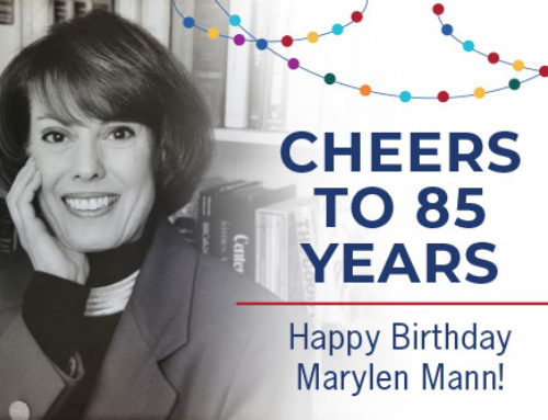 Help Oasis honor our iconic founder, Marylen Mann, as she celebrates a milestone 85th birthday in March! 