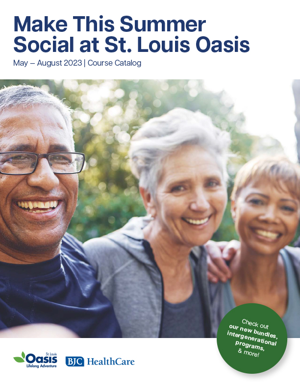 Make This Summer Social at St. Louis Oasis catalog cover